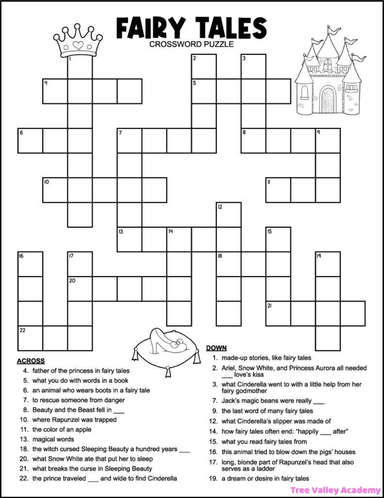 7 Free Printable Crossword Puzzles