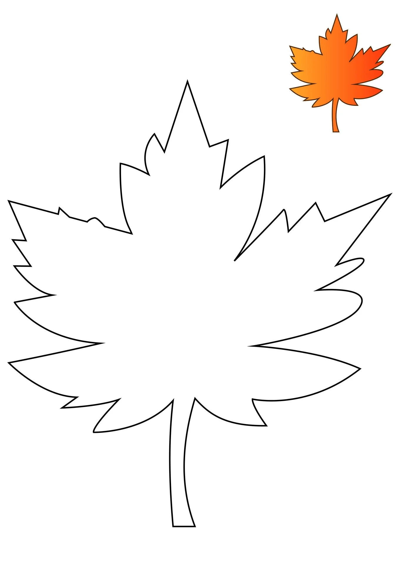 Maple Leaf Template Free Printable