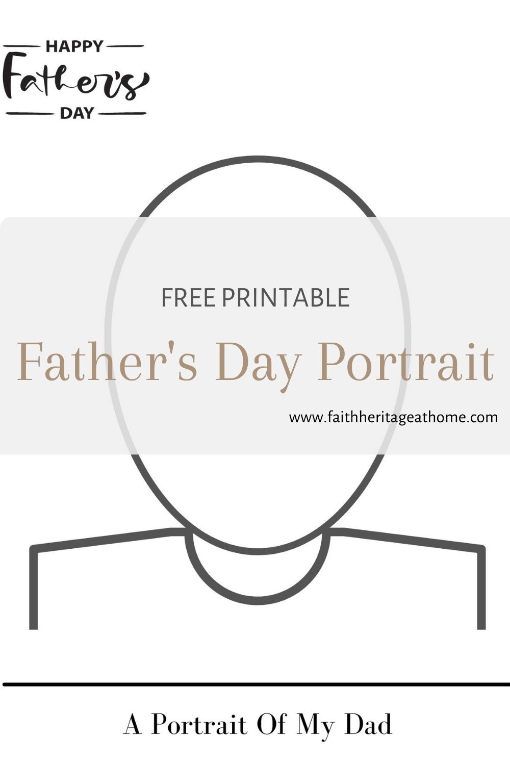Fathers Day Template Printable