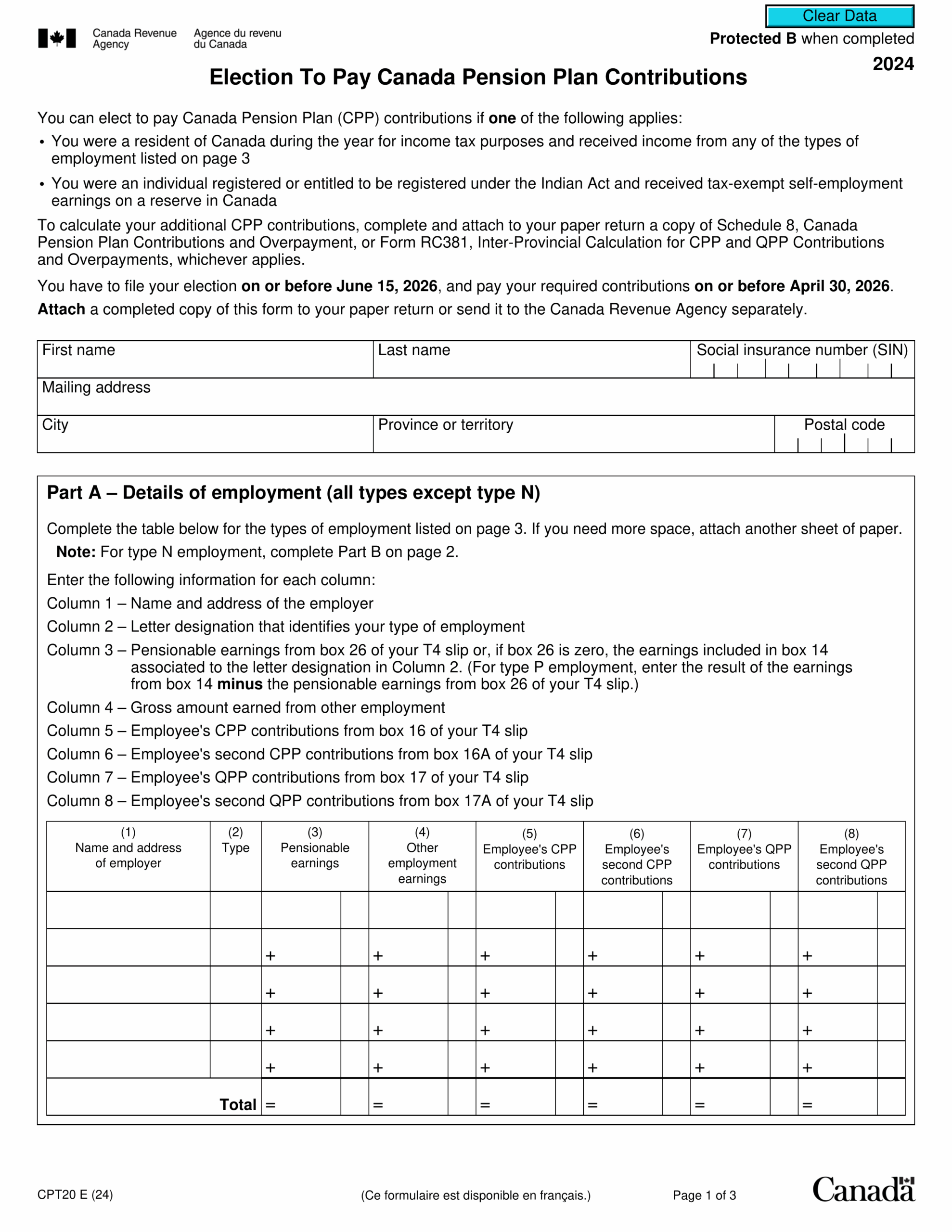 Fill Form 6 WSIB Edit Canadian Forms 2024 2025