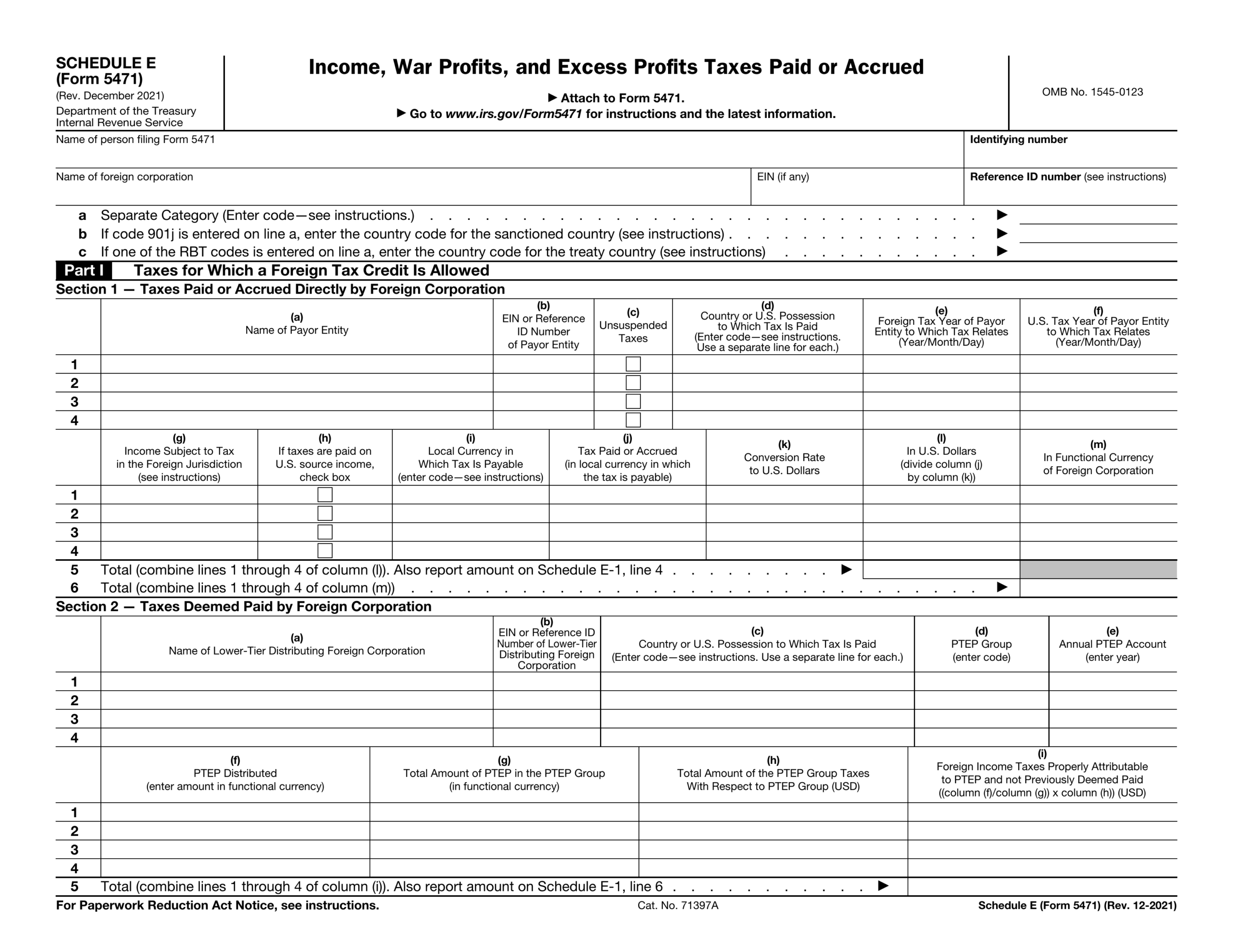 Form 5471 Schedule M 2024 2025 Fill PDF Guru