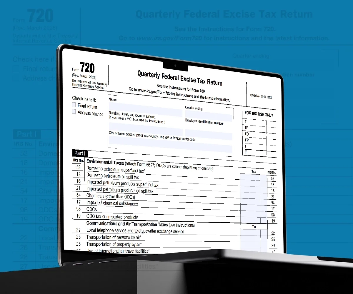 Form 720 Quarterly Federal Excise Tax The Complete Guide