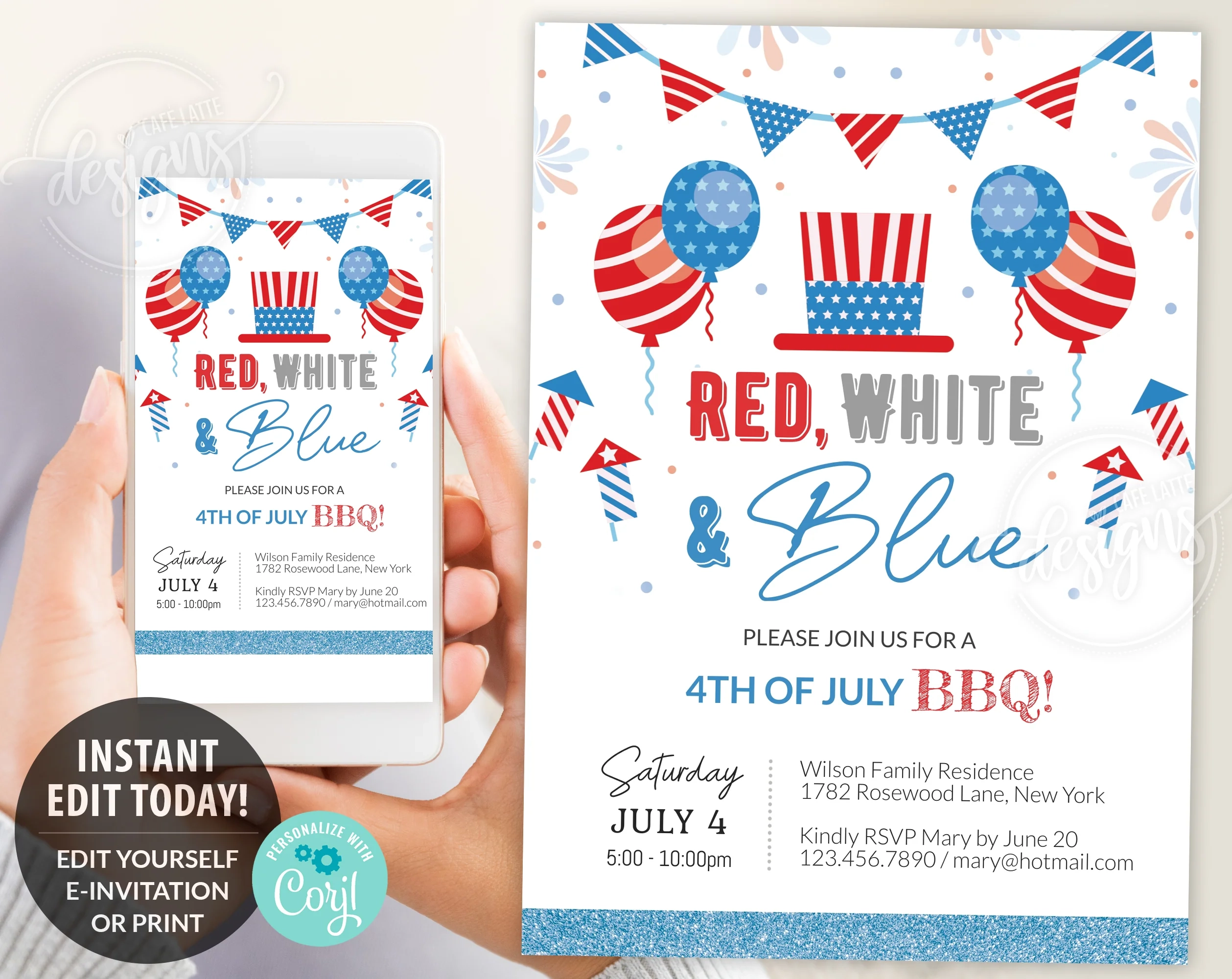 Fourth Of July Templates Printable