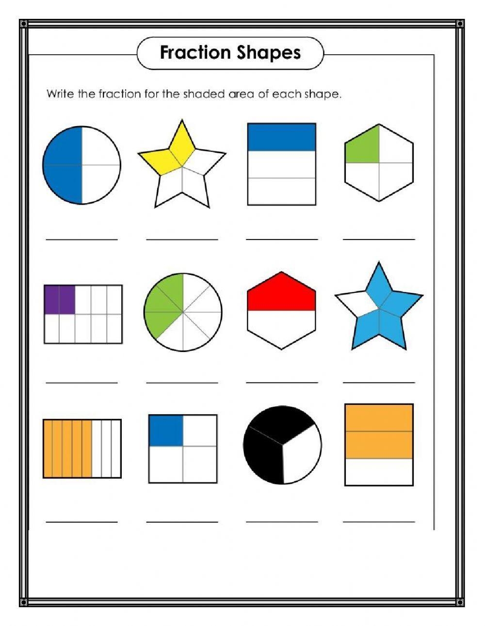 Fractions Online Exercise For Grade 3 Worksheets Library