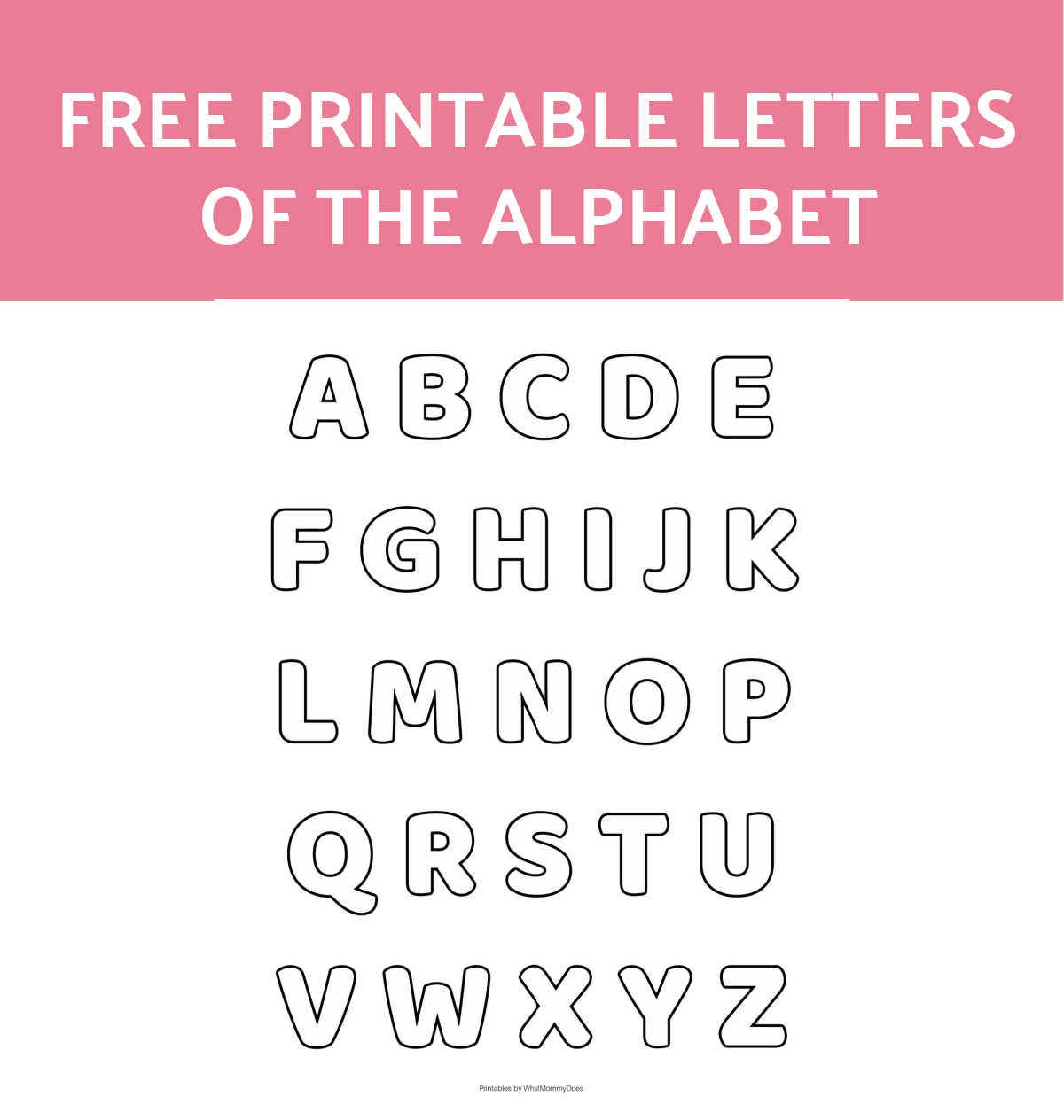 3 Inch Printable Letters To Cut Out Free