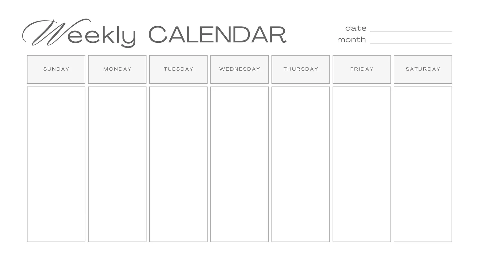 Build Your Own Printable Calendar