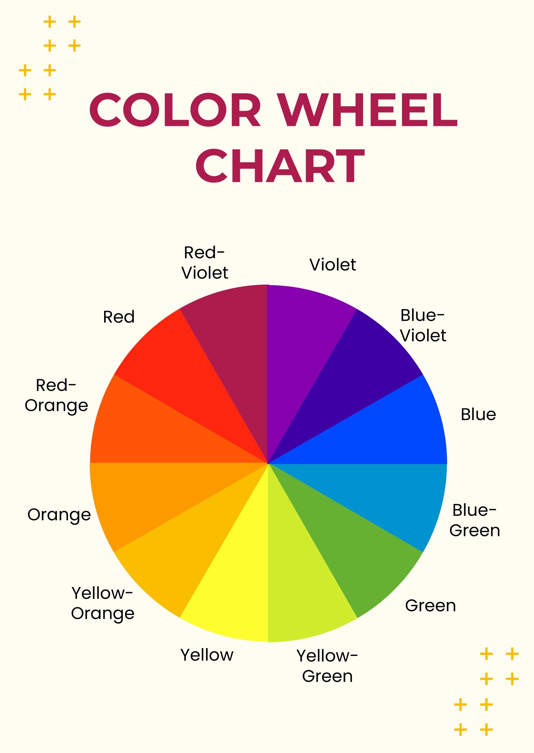 Free Color Wheel Printable For Kids