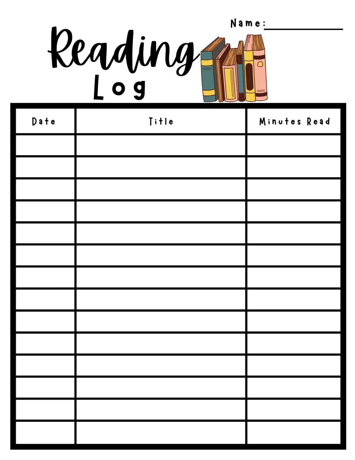 Free Reading Printable Sheet