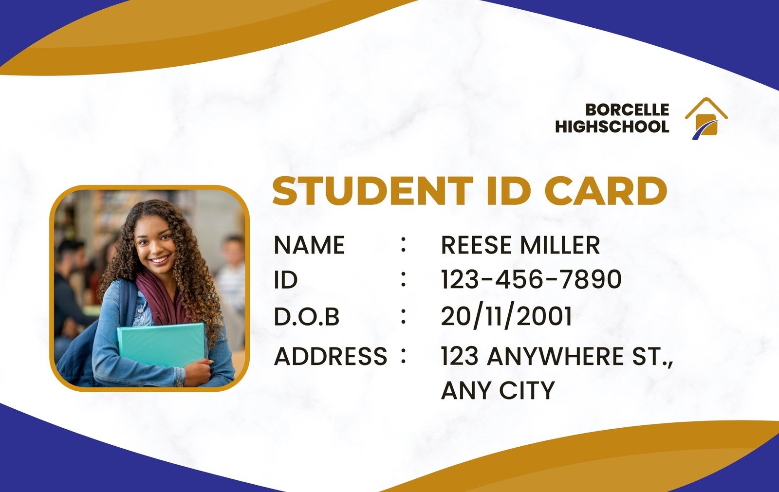 Free Customizable Professional ID Card Templates Canva 