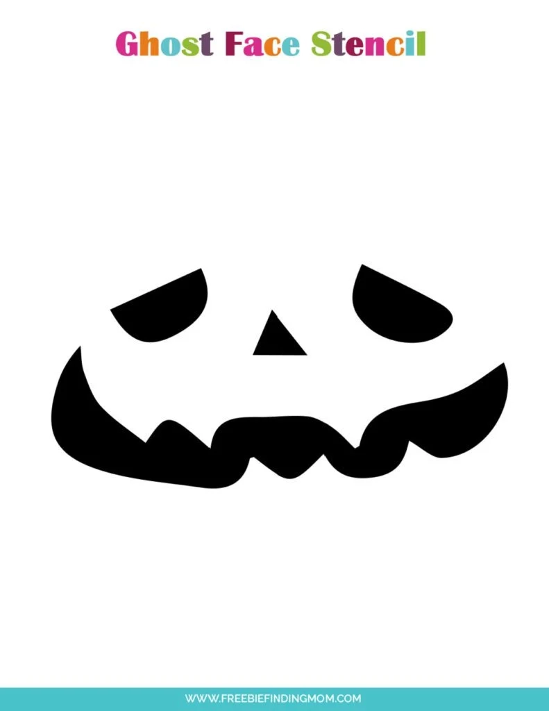 Free Downloadable Stencils Ghost Face Pumpkin For Carving