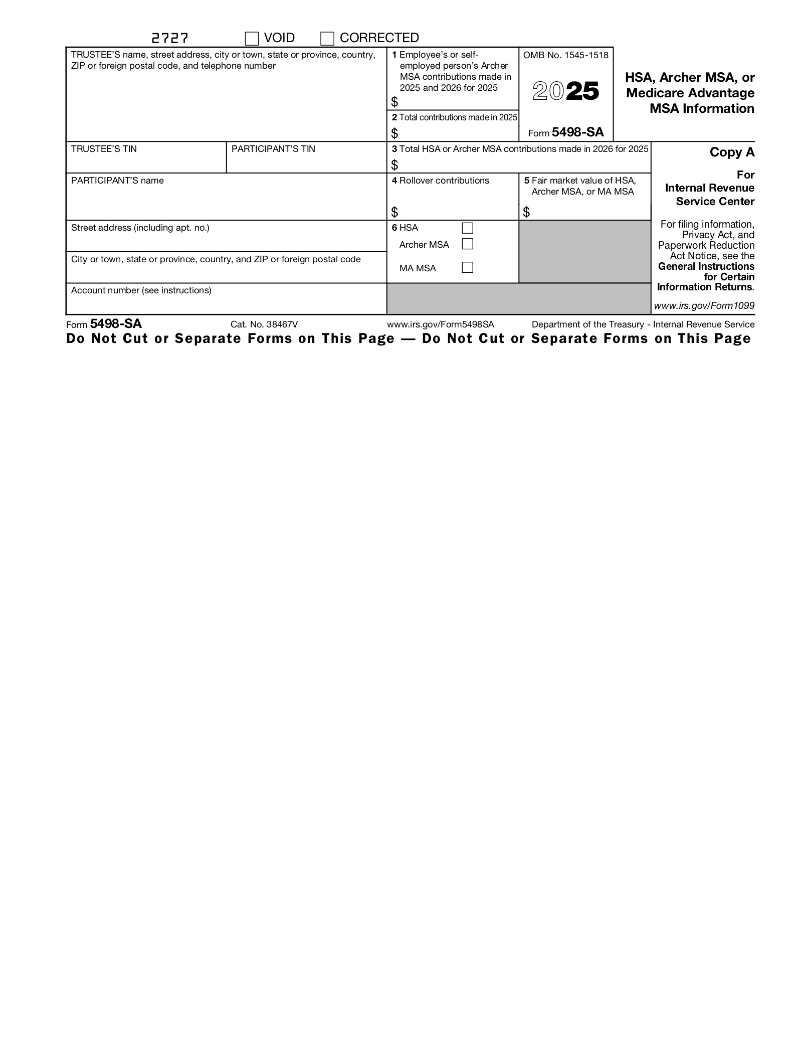 Free Printable 1099 Form 2026
