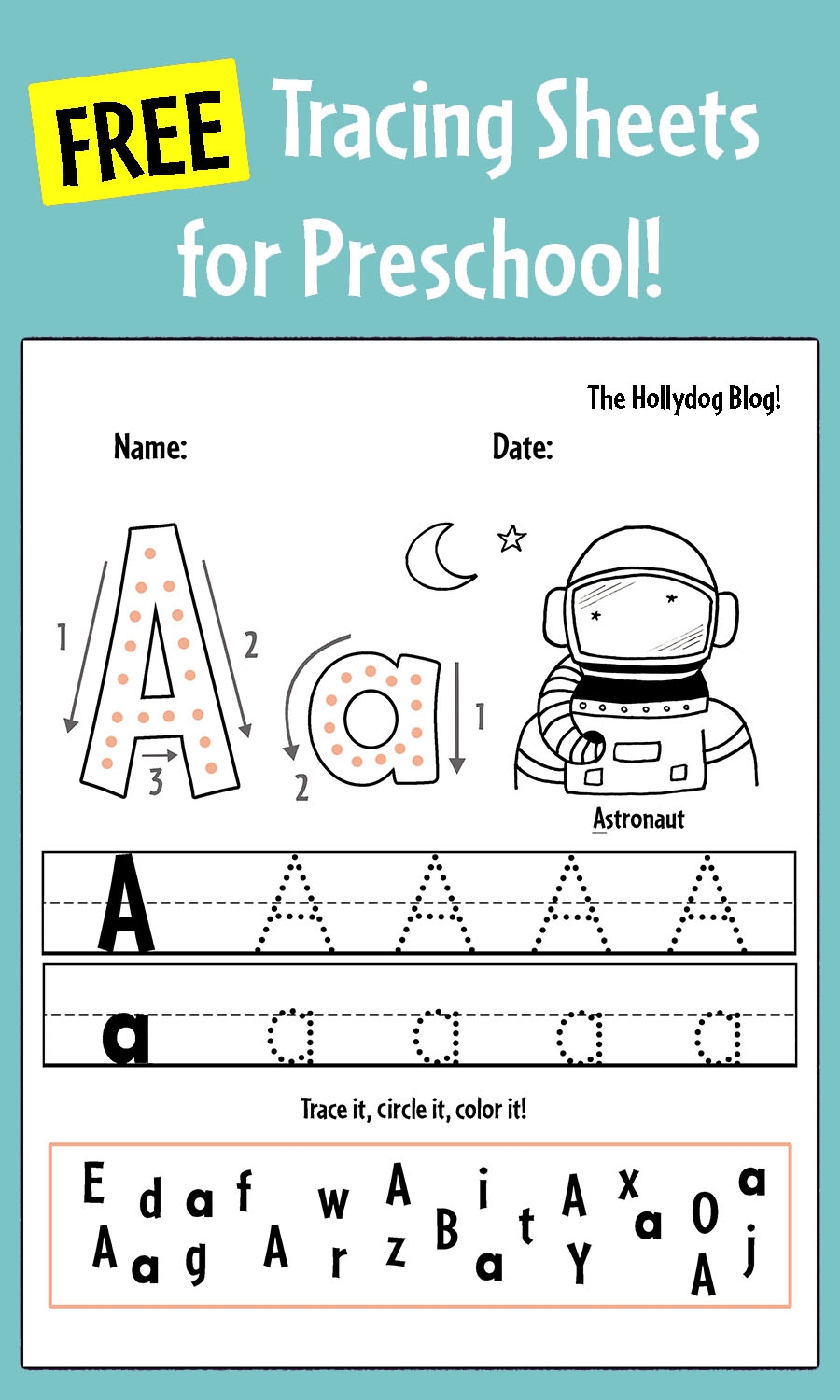 Free Printable Letter Worksheets Preschool