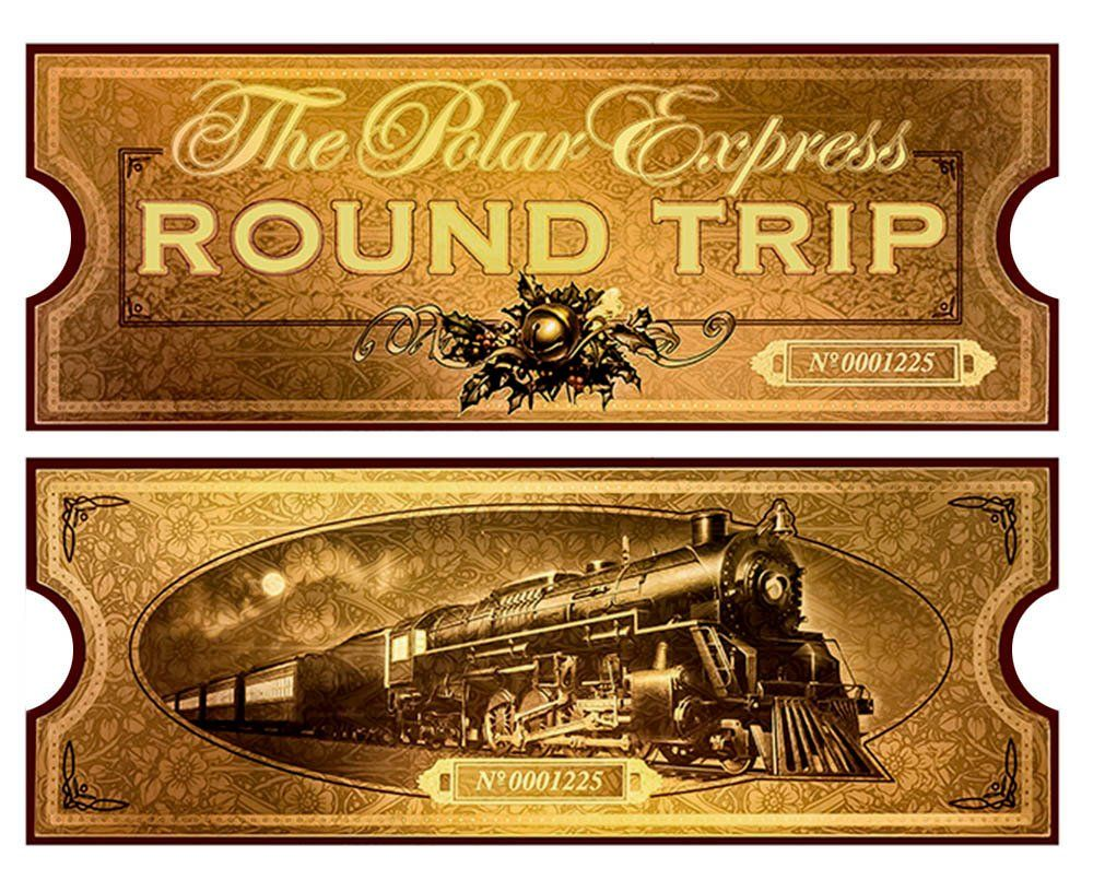 Free Polar Express Printables Polar Express Printable Ticket 
