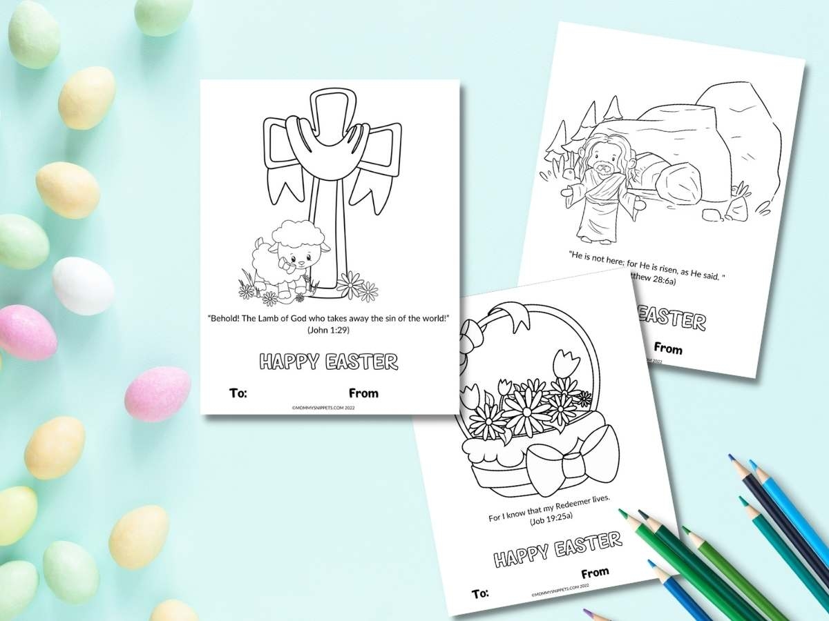 Religious Easter Card Templates Free Printable