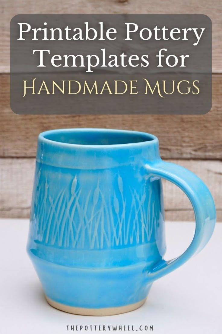 Printable Slab Mug Template