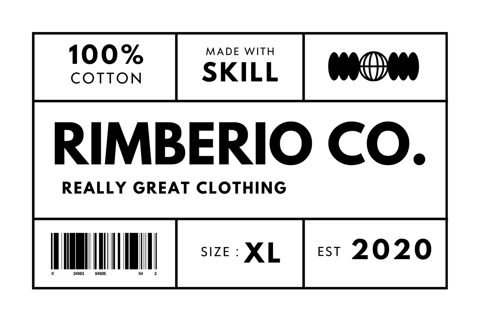 Free Printable Customizable Clothing Label Templates Canva
