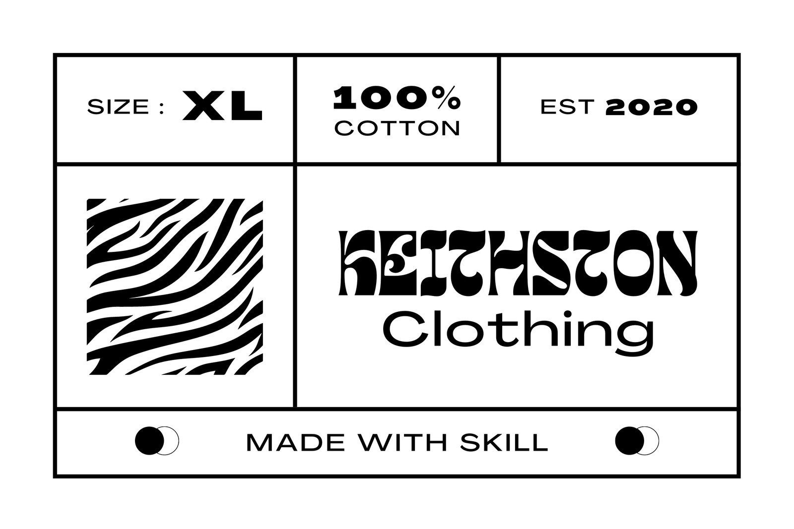 Free Clothing Labels Templates Printable