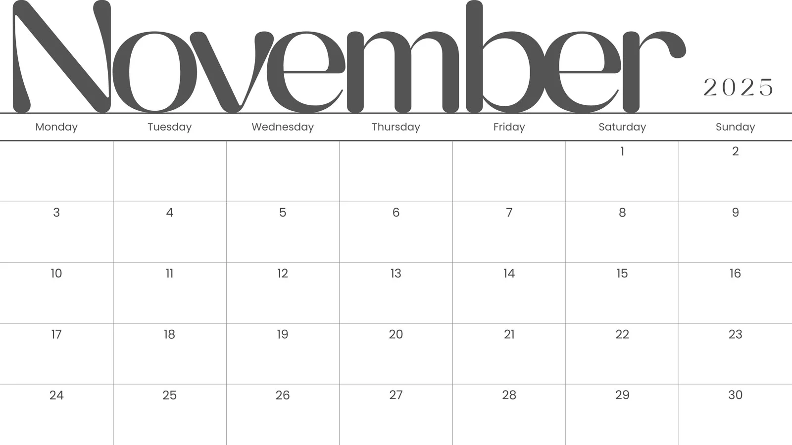 Free Printable Customizable Monthly Calendar Templates Canva