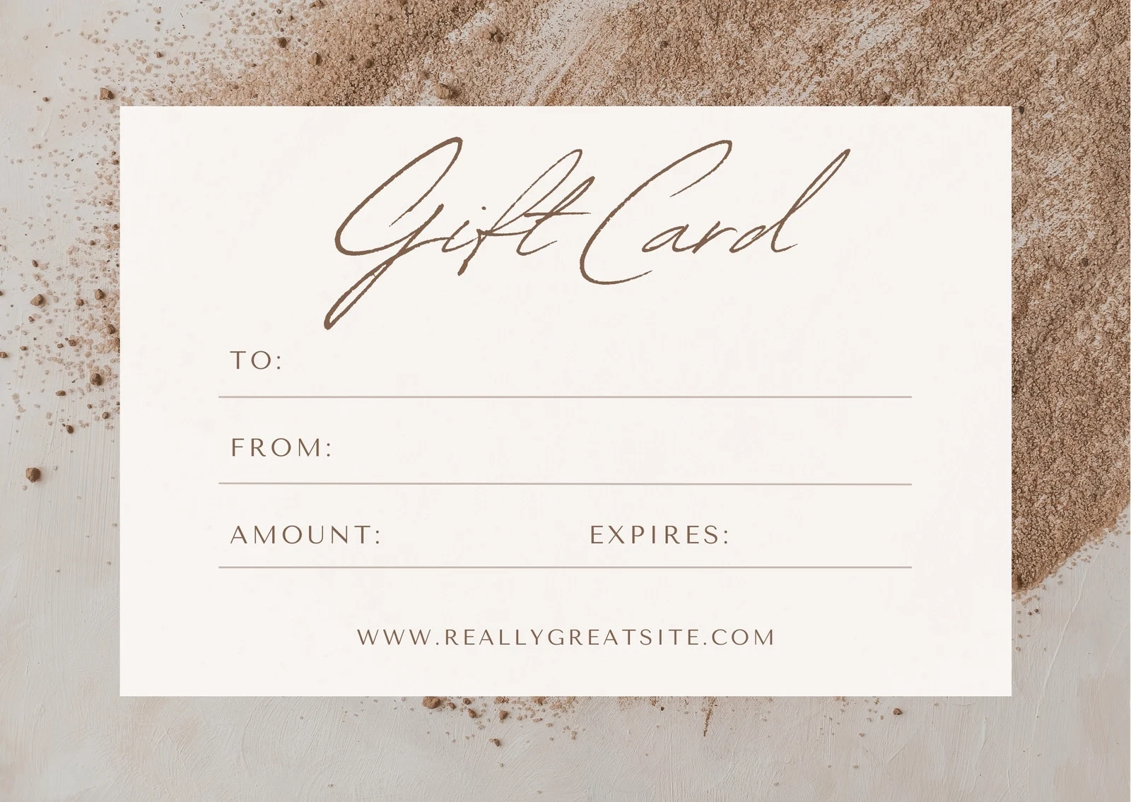 Gift Certificate Template Free Printable