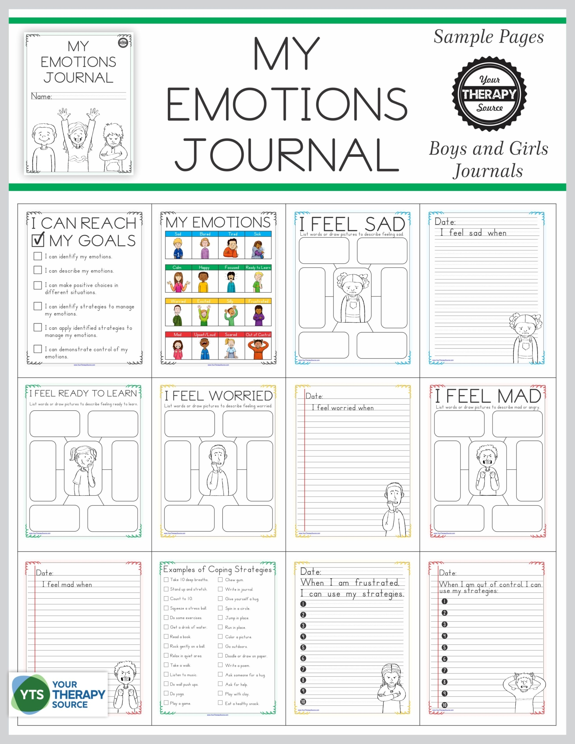 Free Printable Emotional Regulation Worksheets Boost Mental Well 