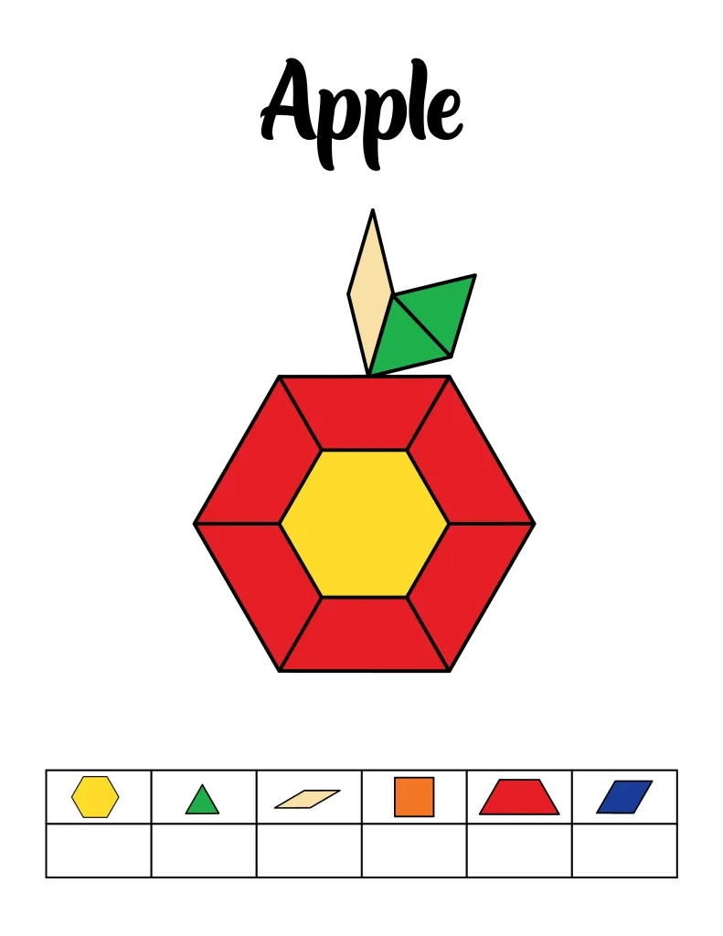Free Printable Fall Pattern Block Mats For Preschool Fun In The 