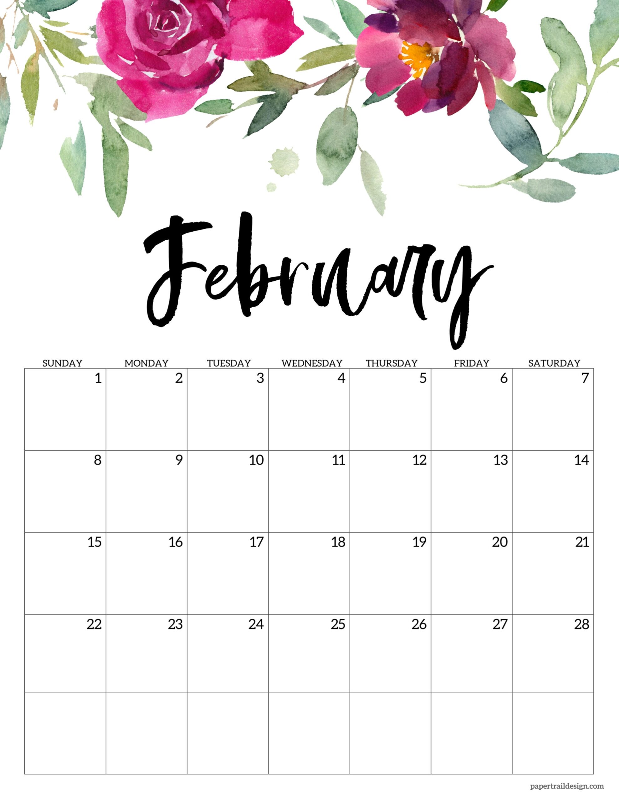 2026 Calendar Months Printable