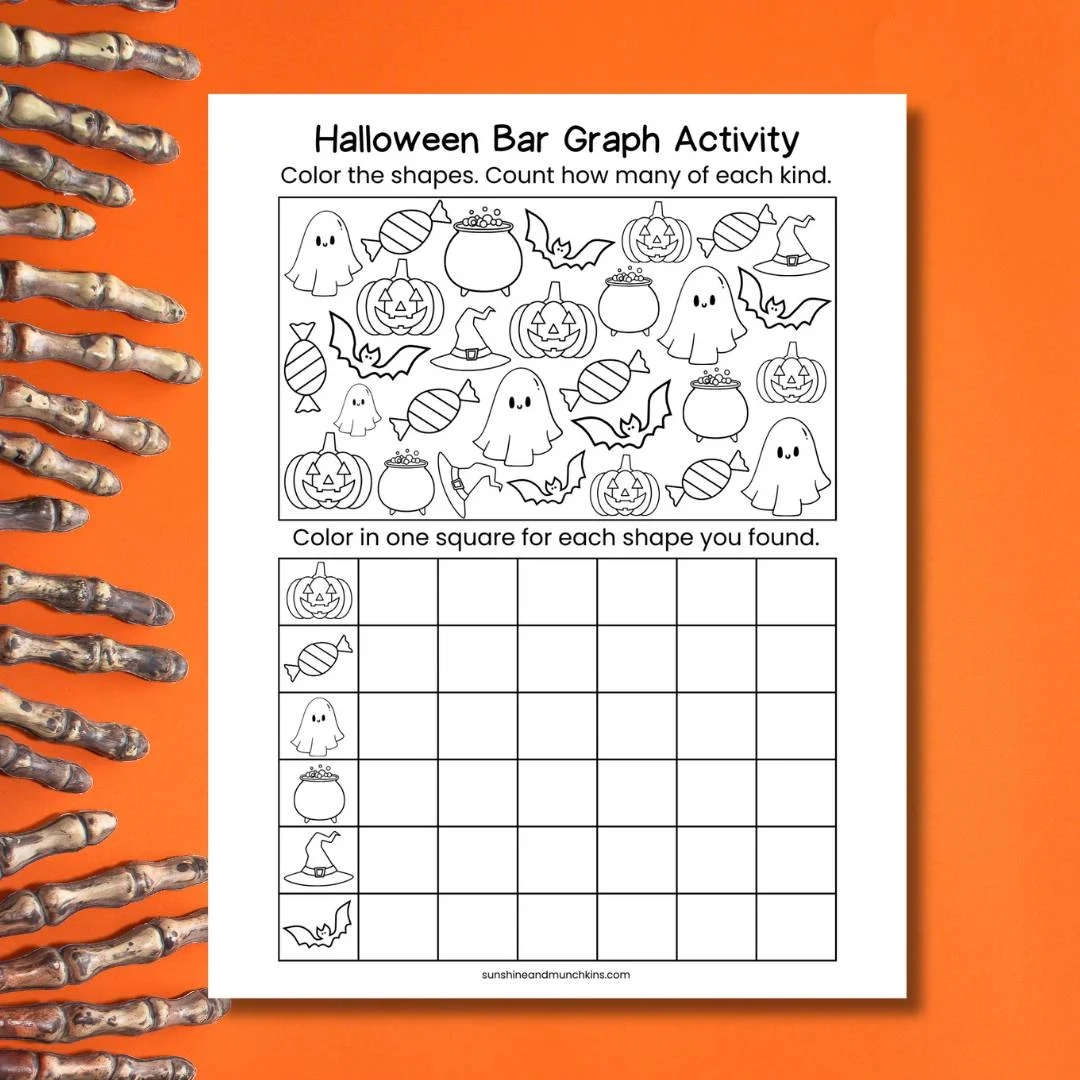 FREE Printable Halloween Graphing Activity Page Sunshine And 