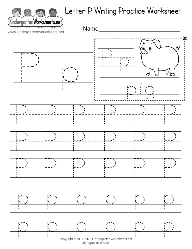 Printable Handwriting Worksheets For Kindergarten Free