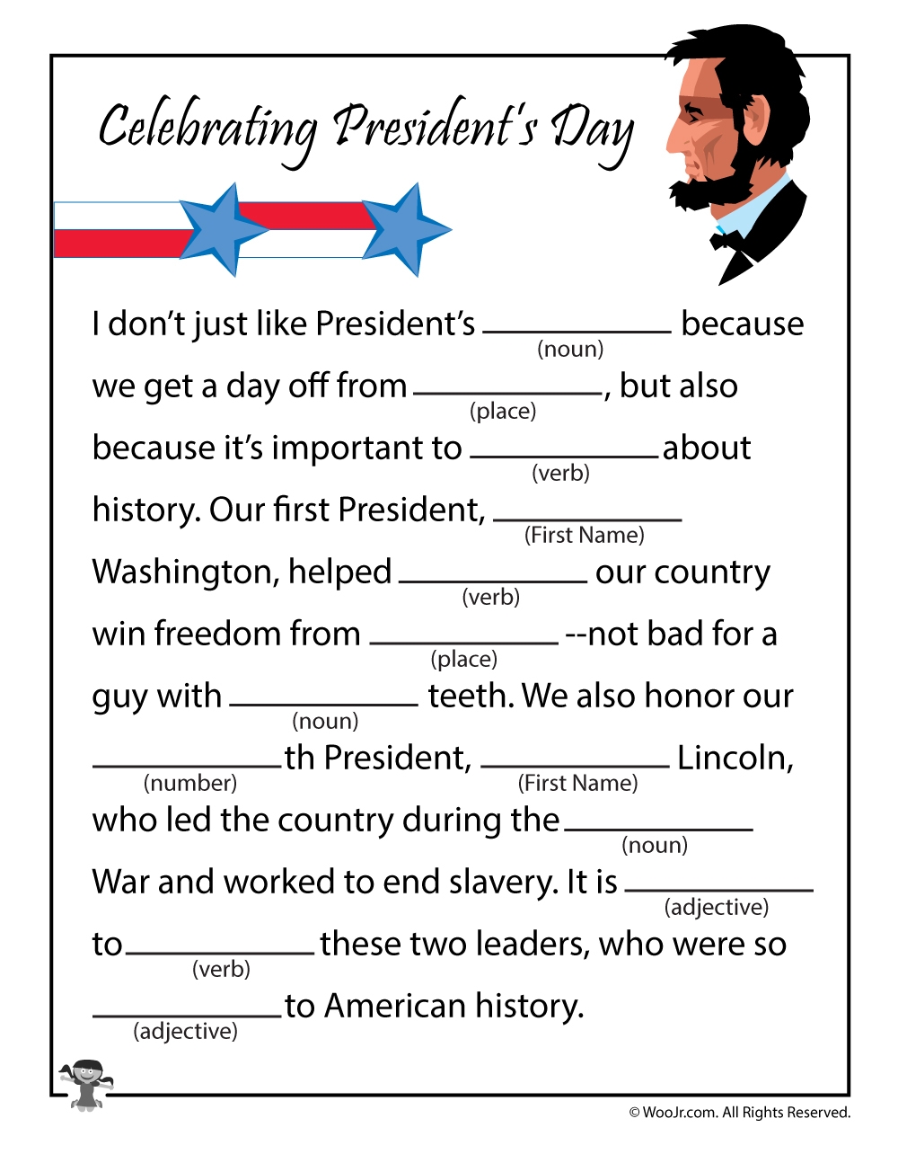 FREE Printable Presidents Day Worksheets And Activities 