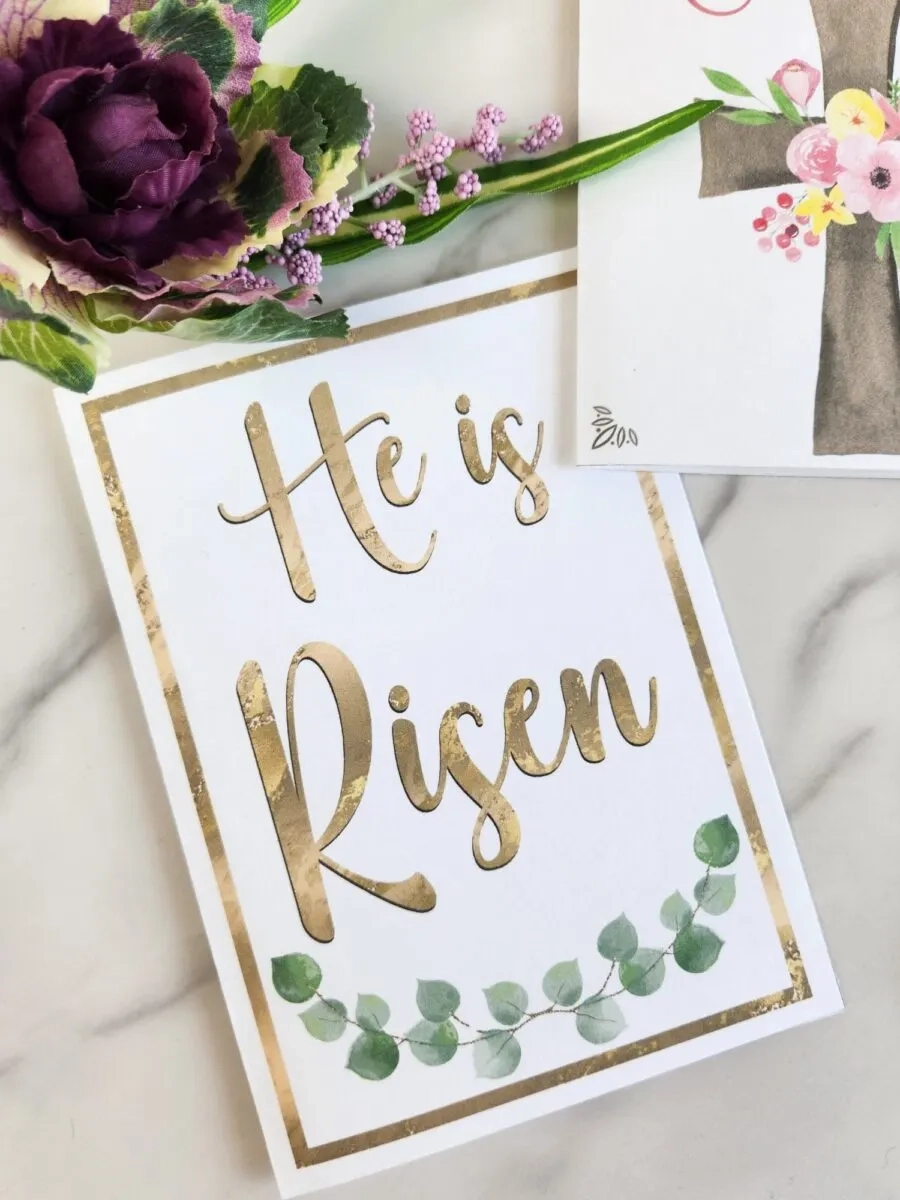FREE Printable Religious Easter Card 3 Designs Leap Of Faith 