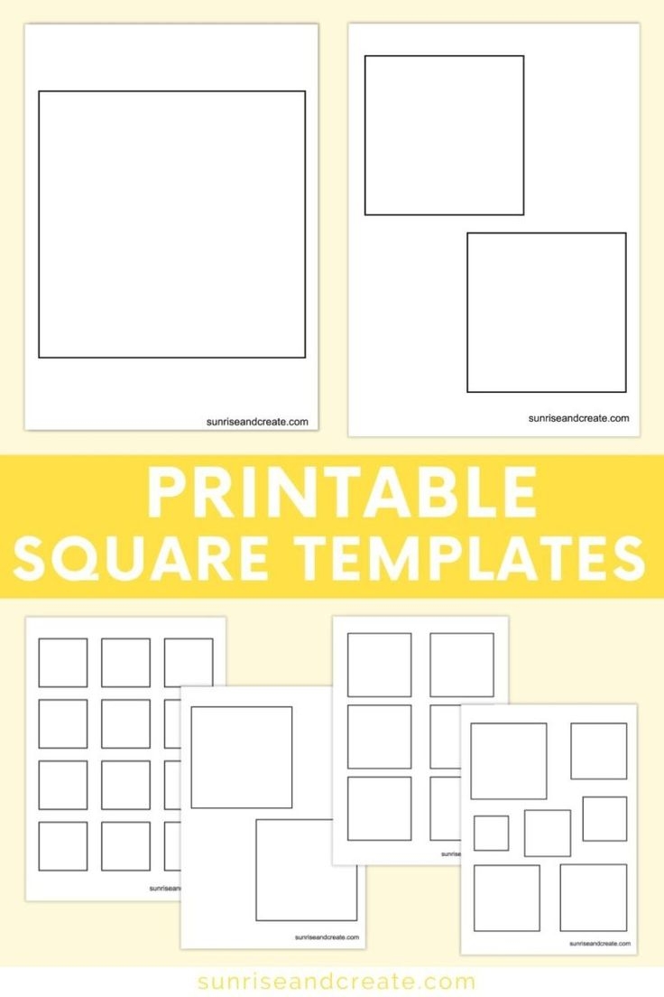 Square Template Printable
