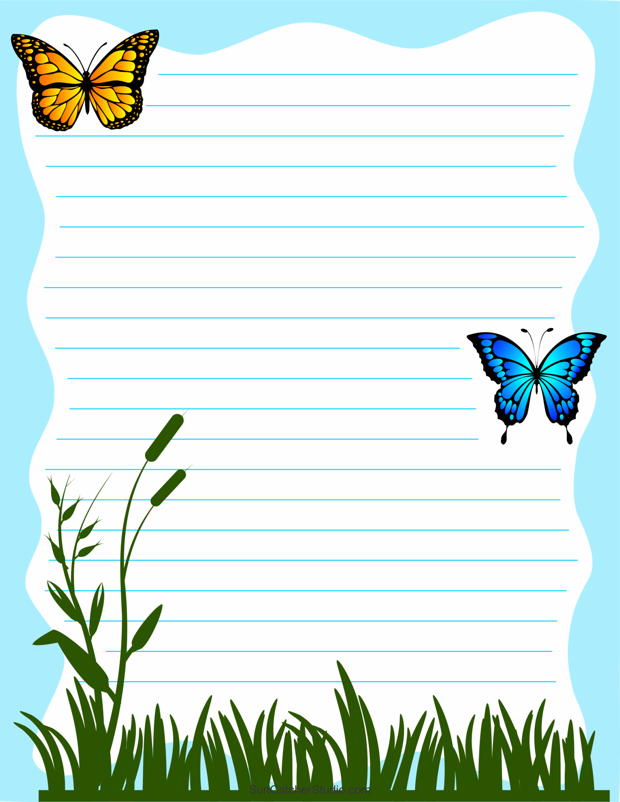 Free Printable Stationery And Lined Letter Writing Paper Free 