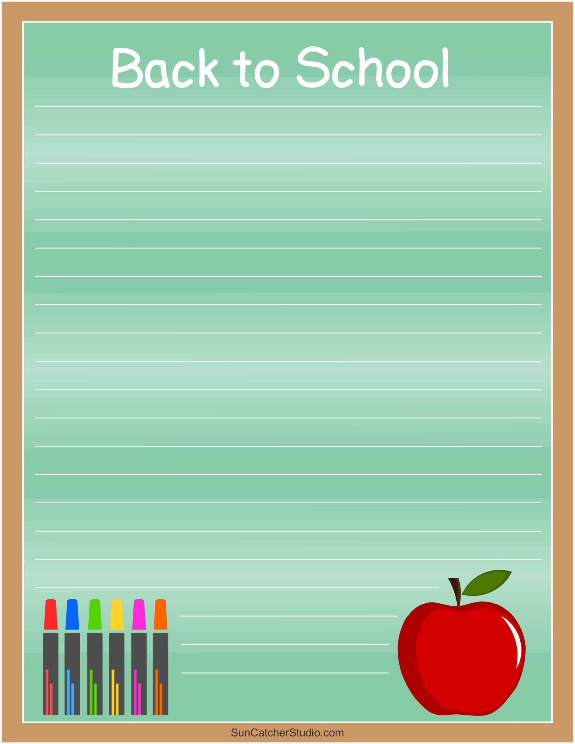 Free Printable Stationery And Lined Letter Writing Paper Free 