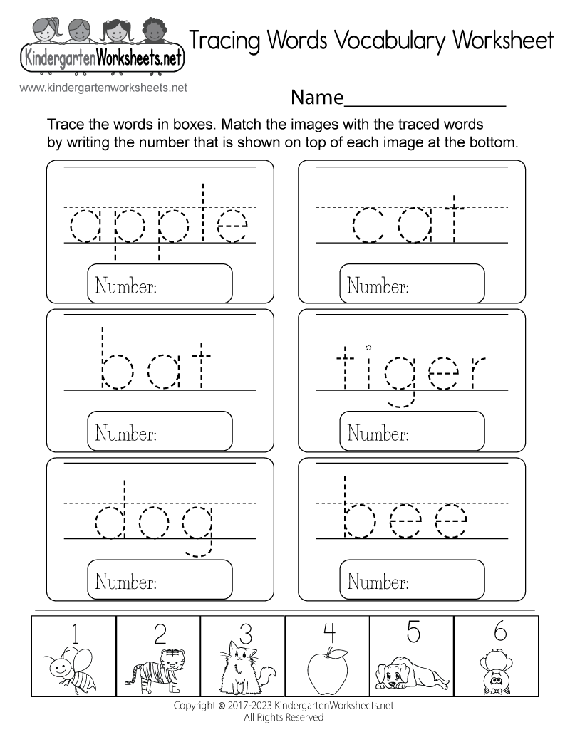 Printable Tracing Worksheets Free