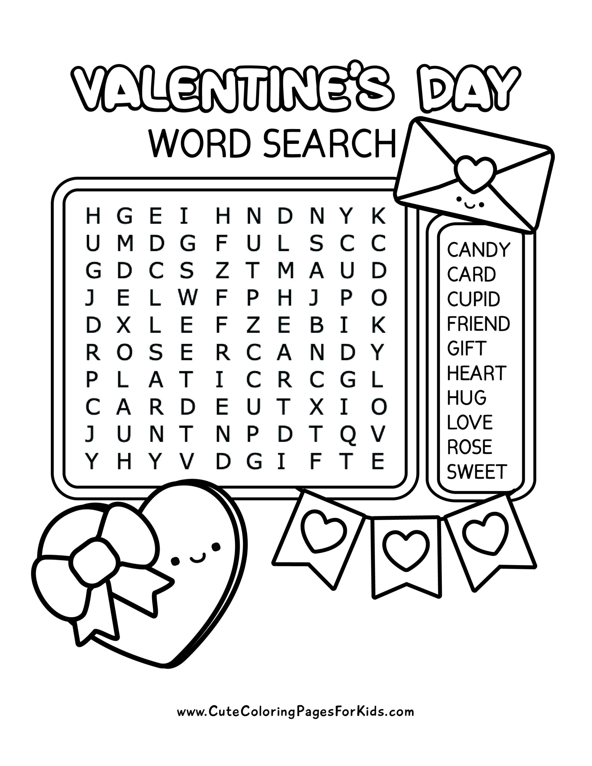 Free Printable Valentines Puzzles