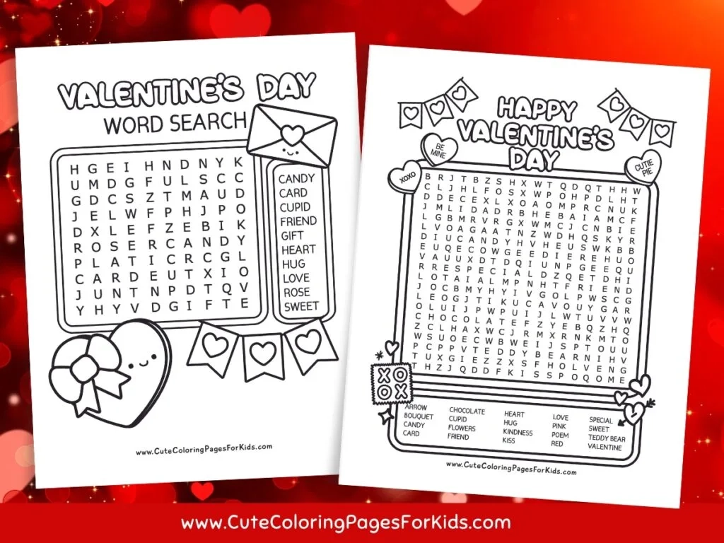 Valentine Puzzles Printable Free