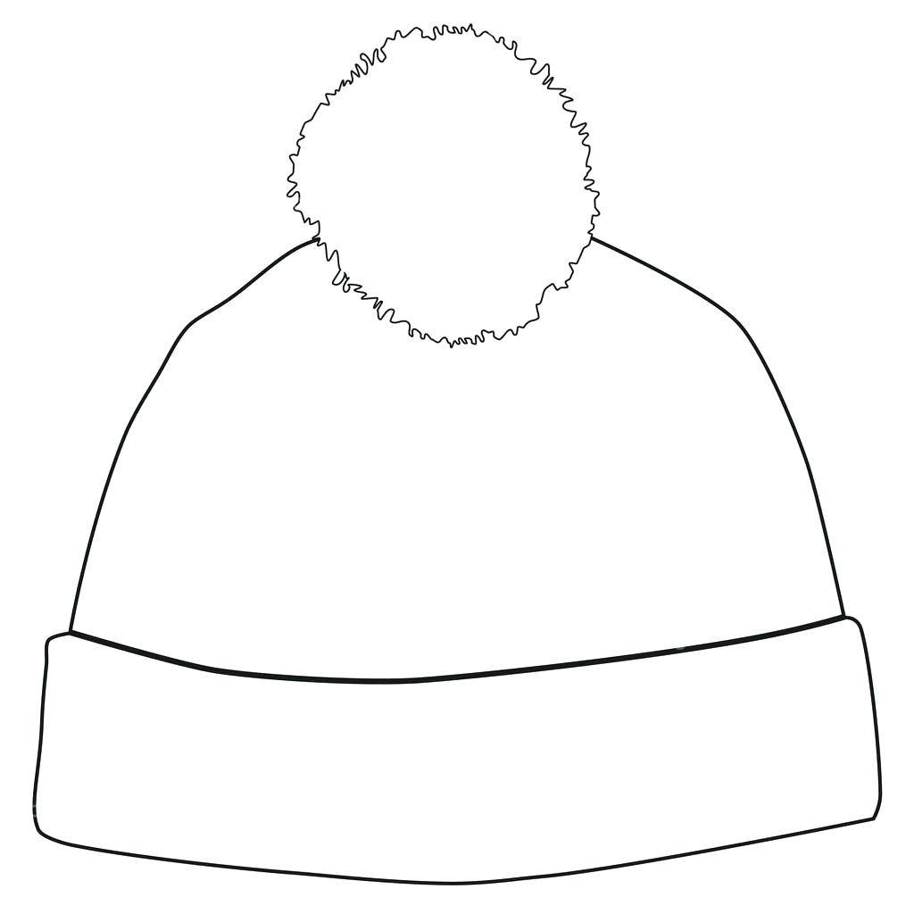 Free Printable Winter Blank Winter Hats Design A Winter Hat 