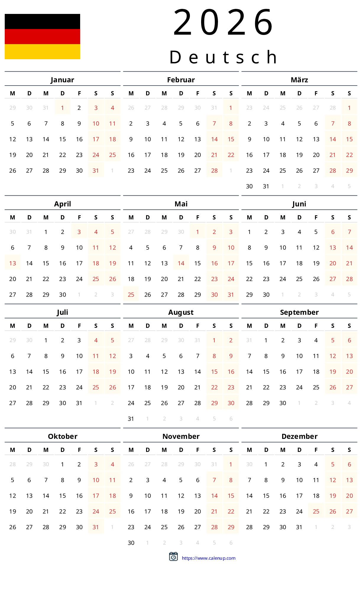 Germany Holiday Calendar 2026 Plan Your Trip amp Enjoy Every Day 