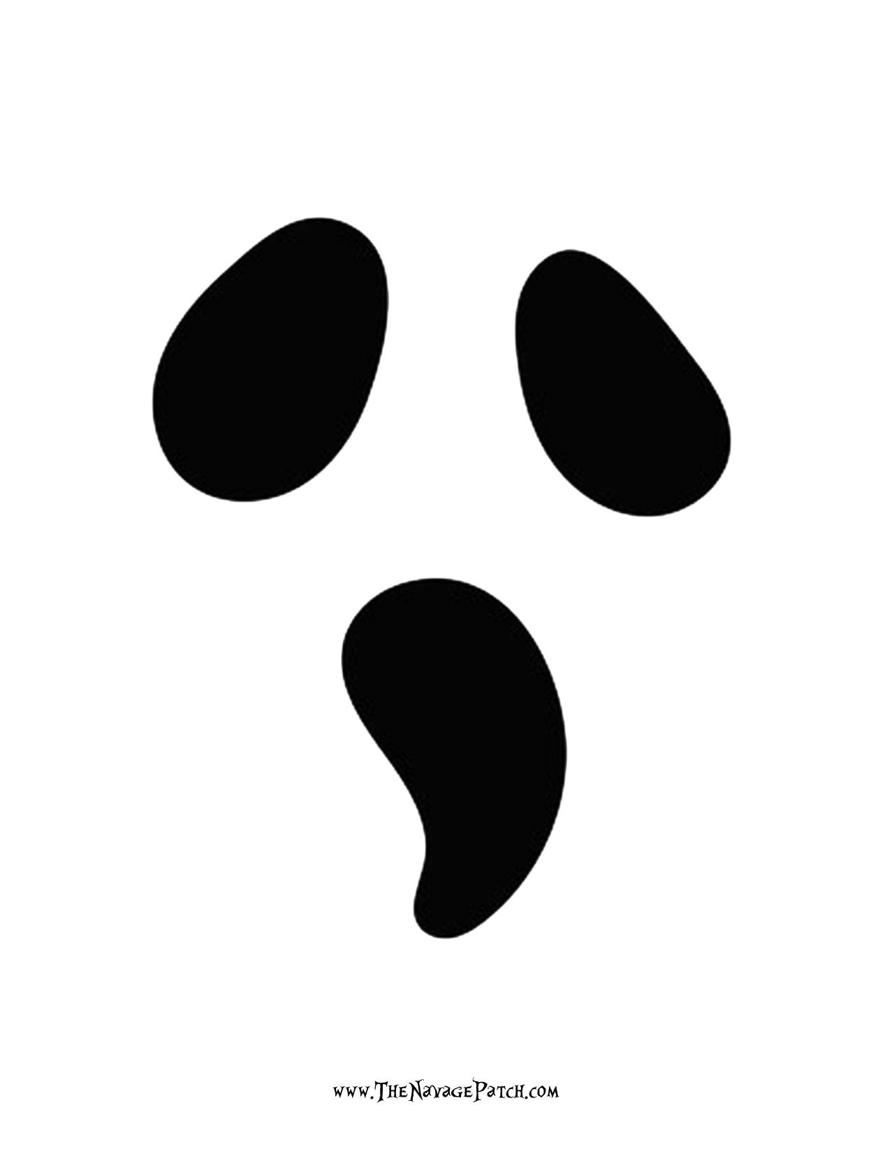 Ghost Face Printables Free