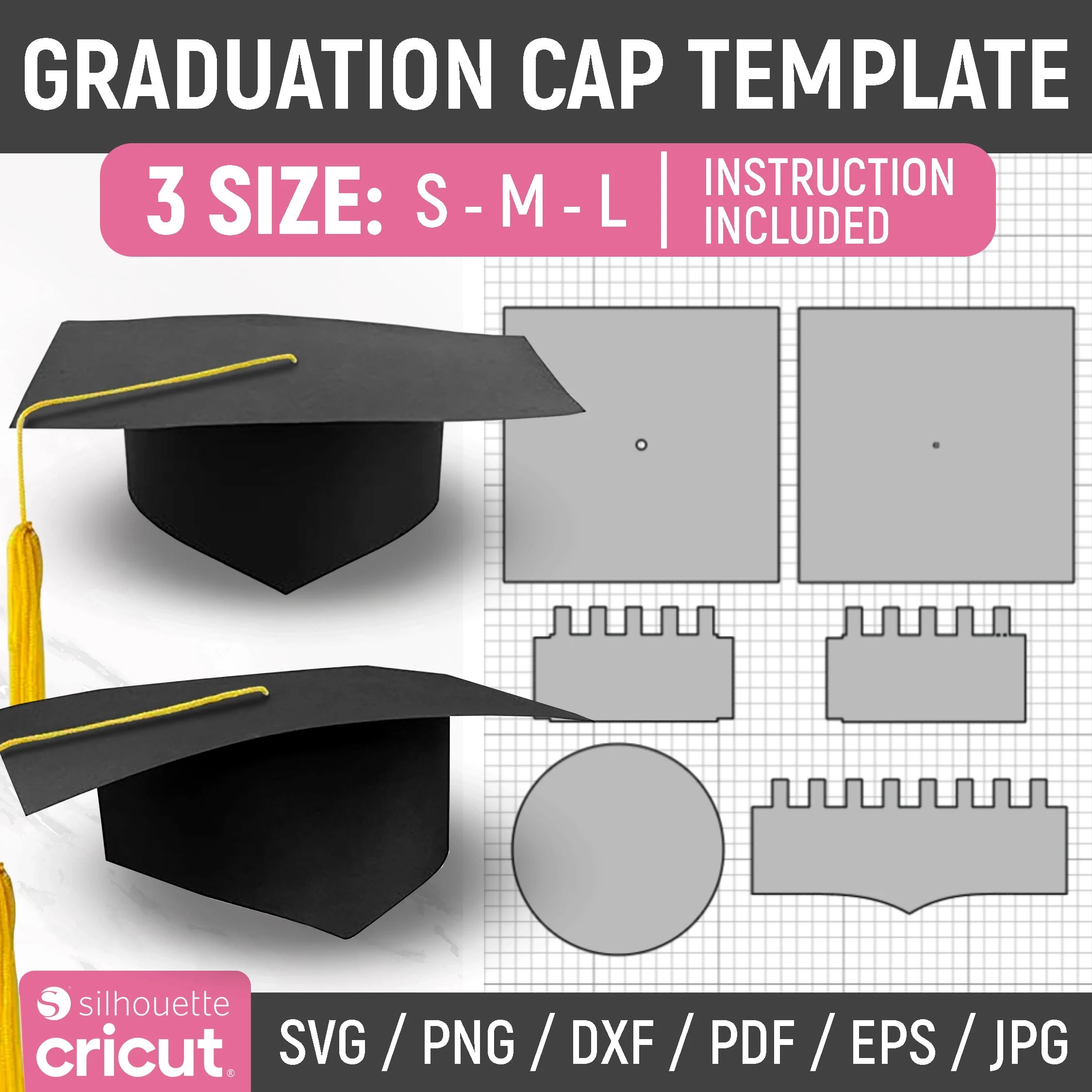 Printable Graduation Cap Template To Print