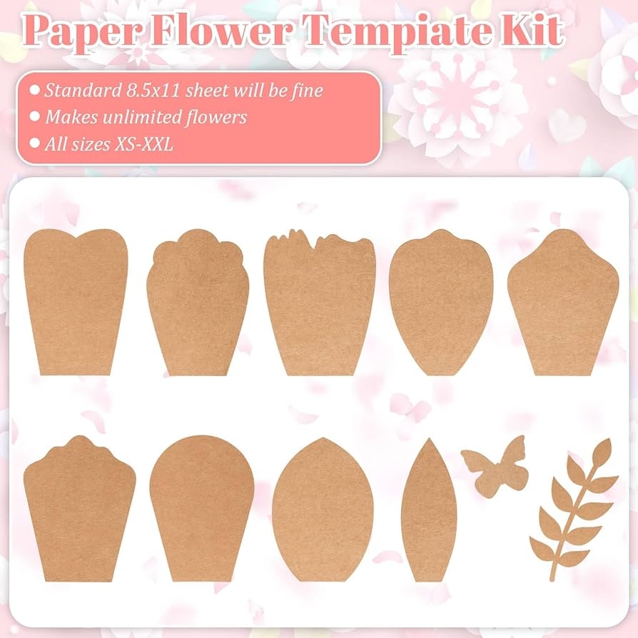 Paper Flower Template Printable