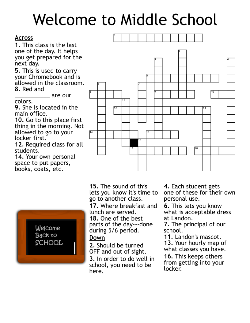 High School Crossword WordMint