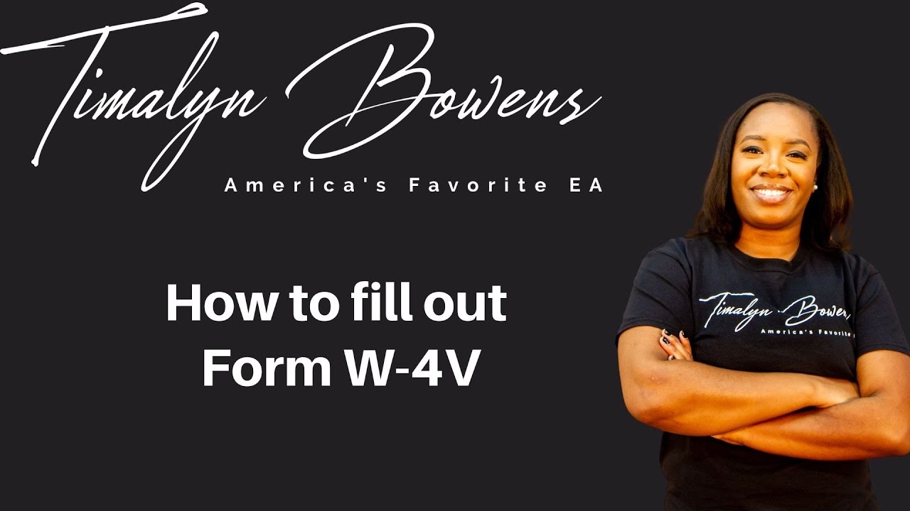 Where To Send Irs Form W-4v