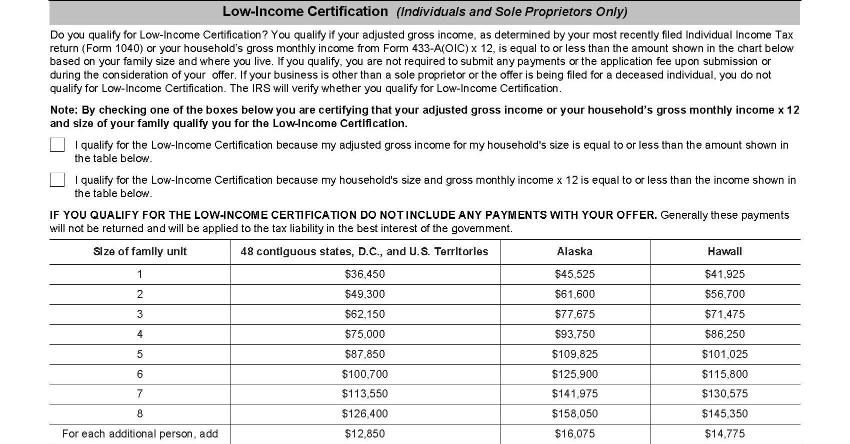IRS Form 656 B Offer In Compromise Booklet