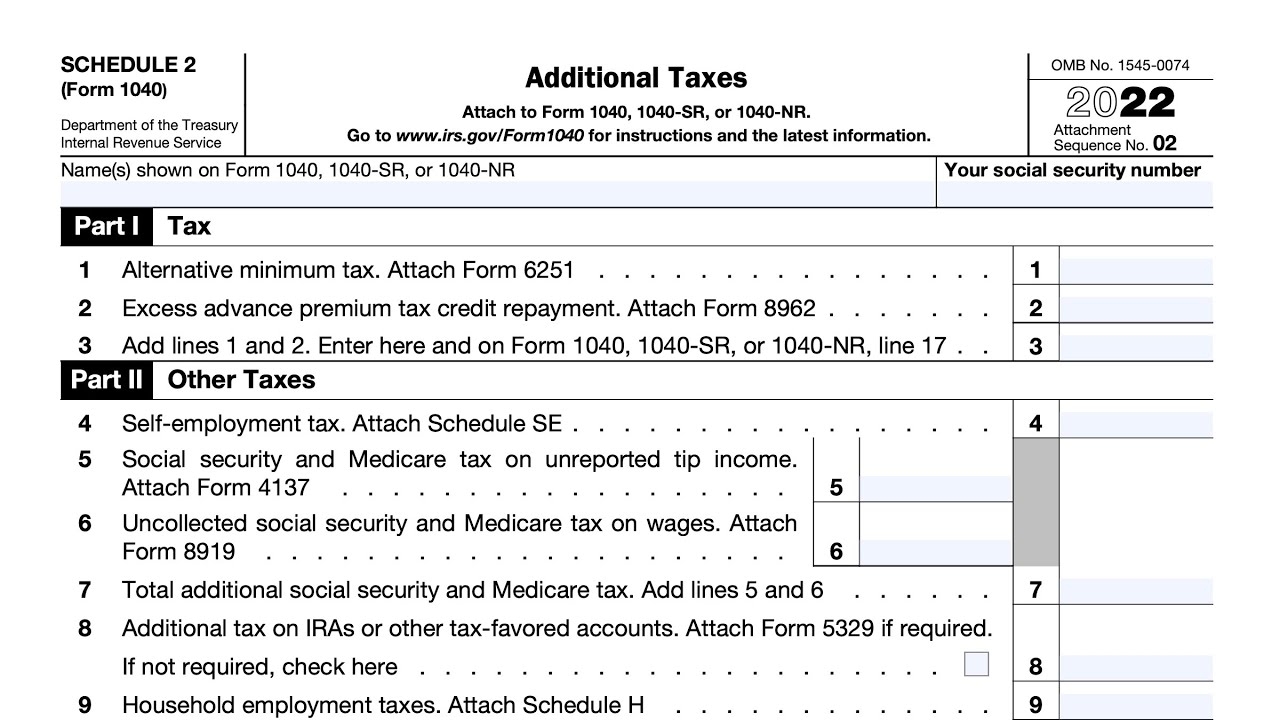 IRS Schedule 2 Walkthrough ARCHIVED COPY READ COMMENTS ONLY