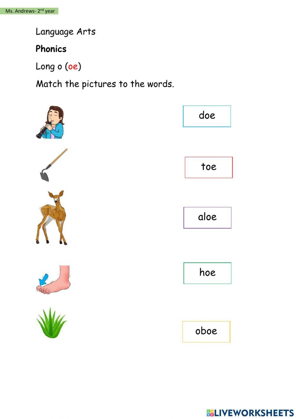 Language Arts W Free Interactive Worksheets 1873391