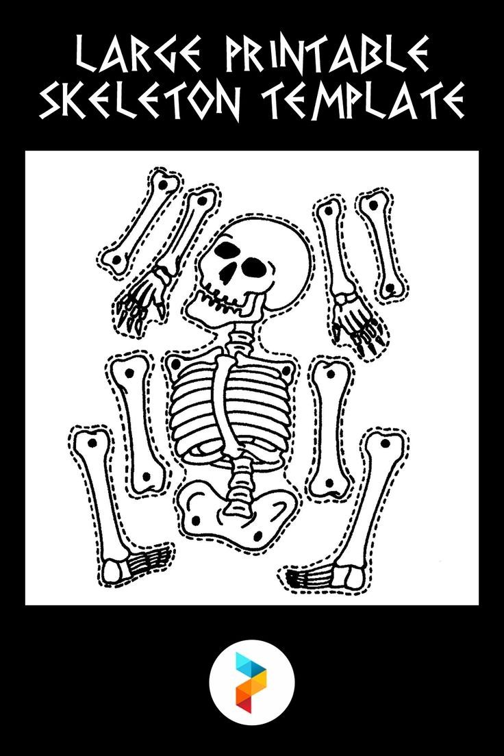 Large Skeleton Template 20 Free PDF Printables Printablee
