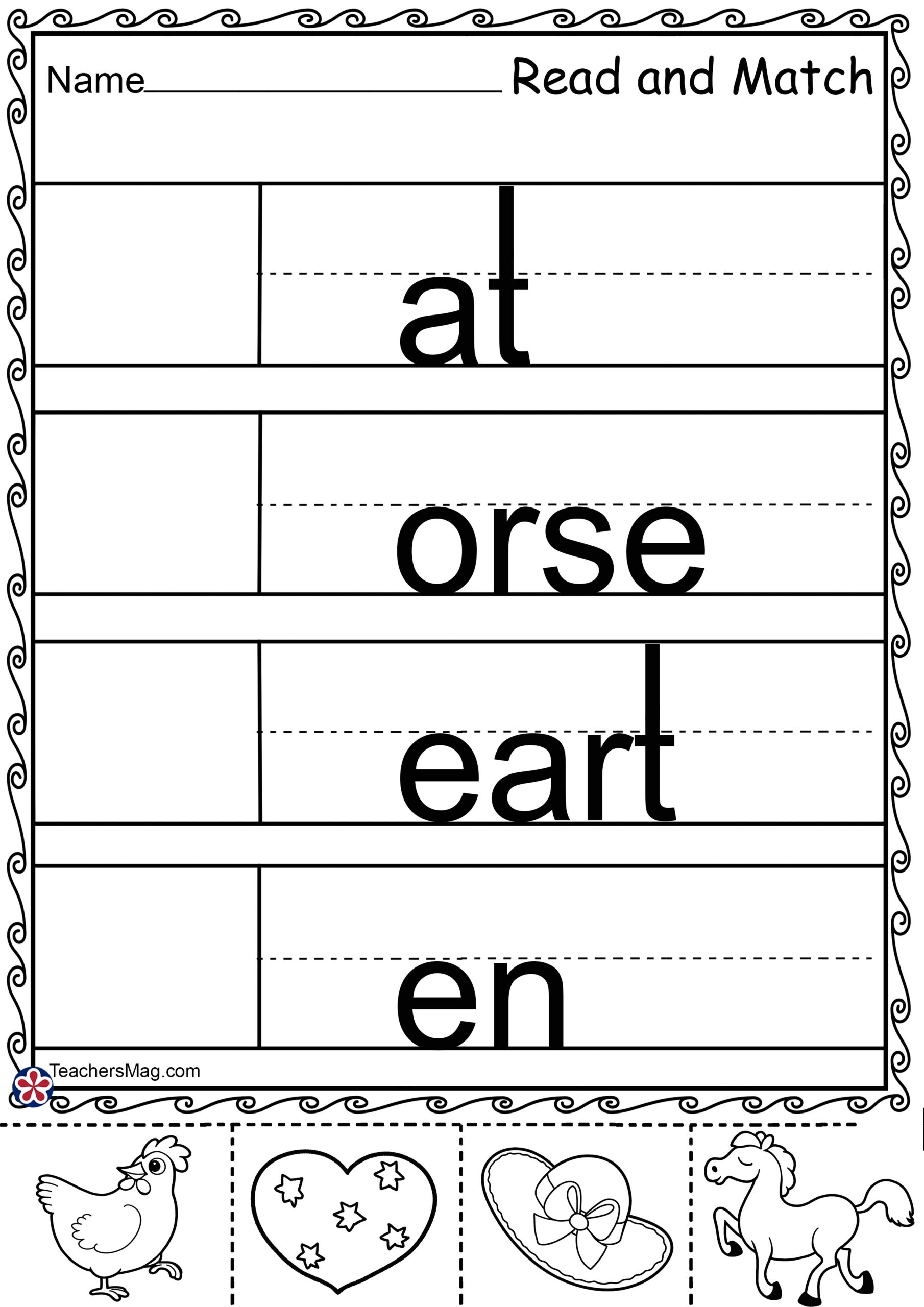 Printable Letter H Worksheets