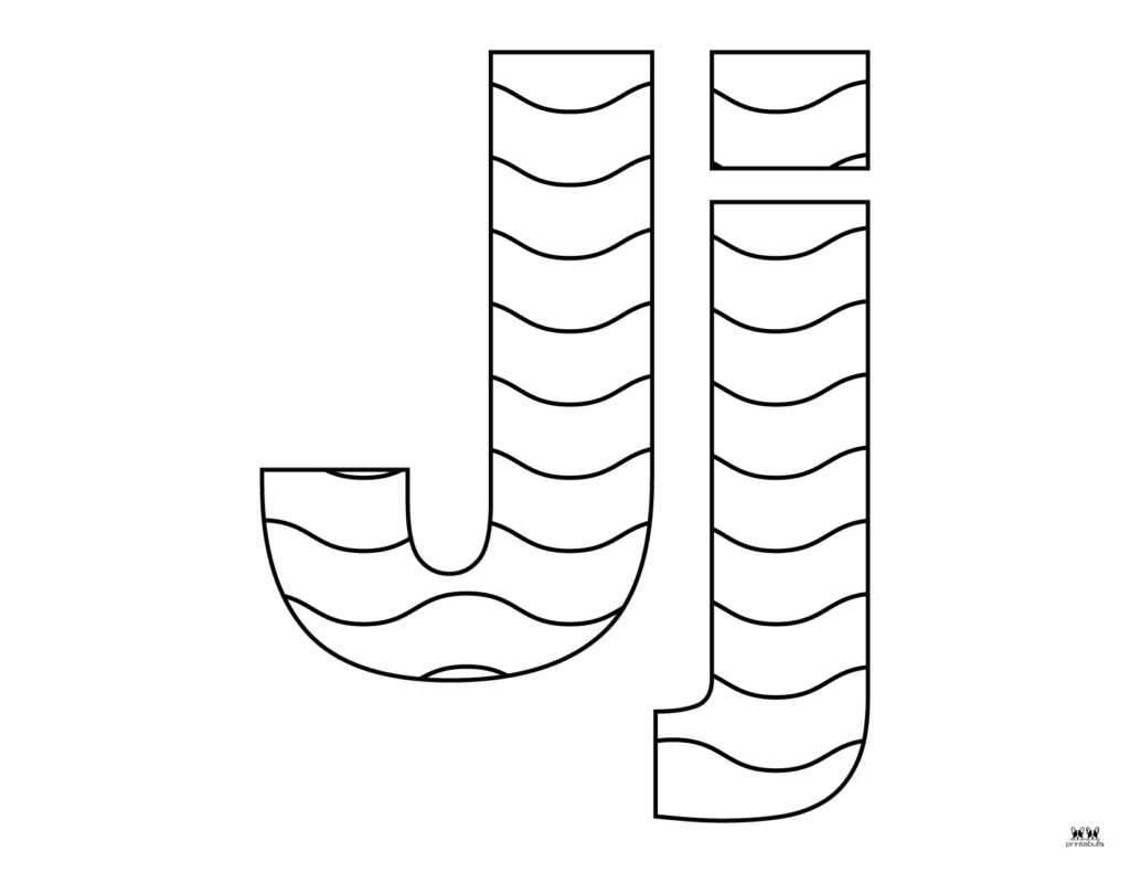 Letter J For Coloring