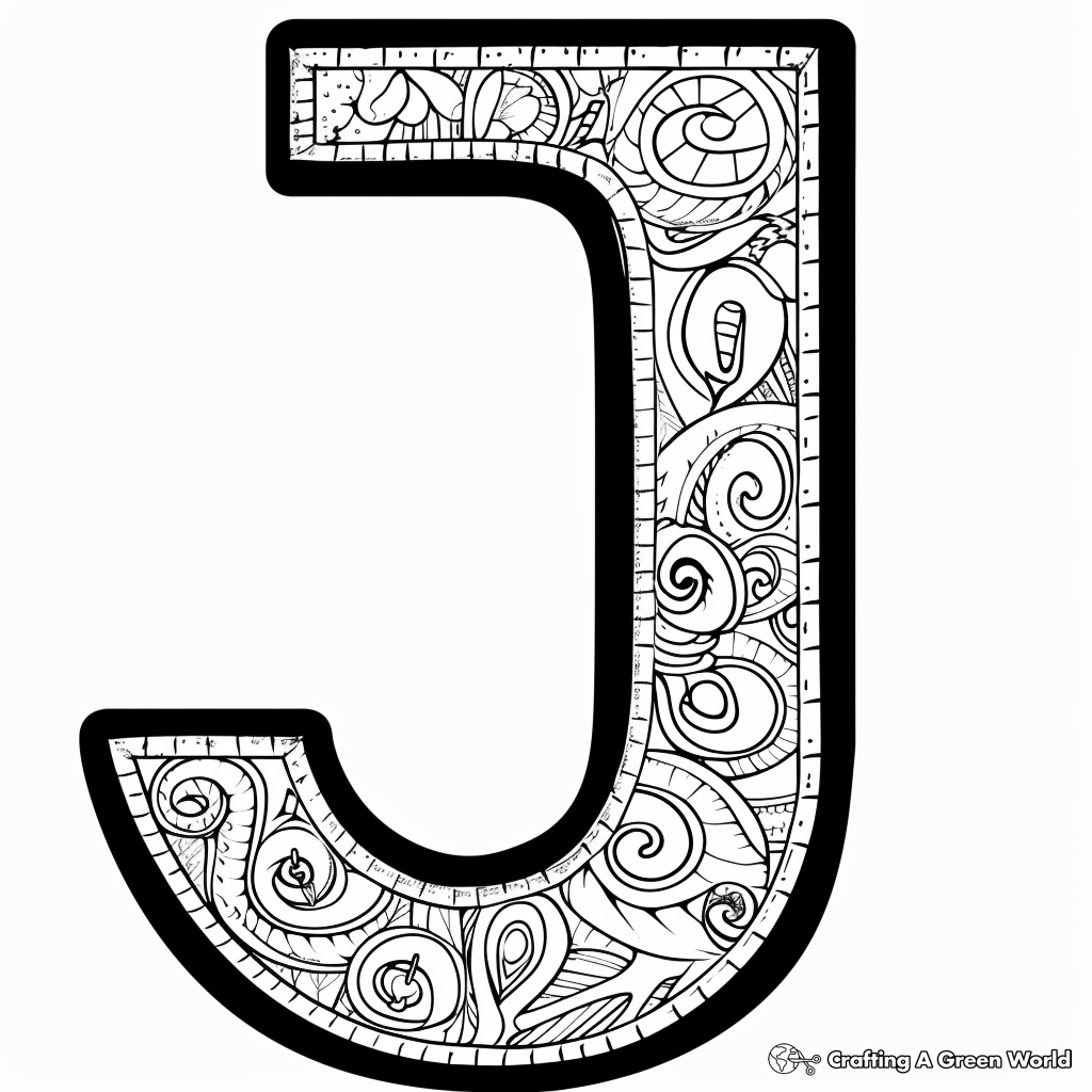 Letter J Coloring Pages Free amp Printable 